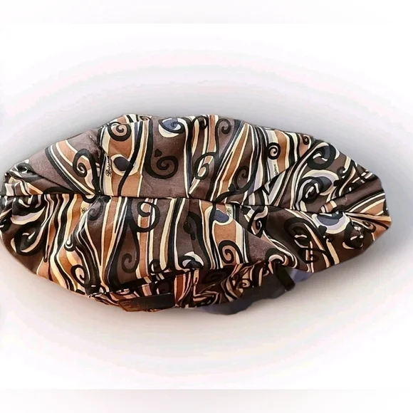 Brighton Large Black Leather Hobo Shoulder Bag Purse 18x12x8" - Picture 8 of 9